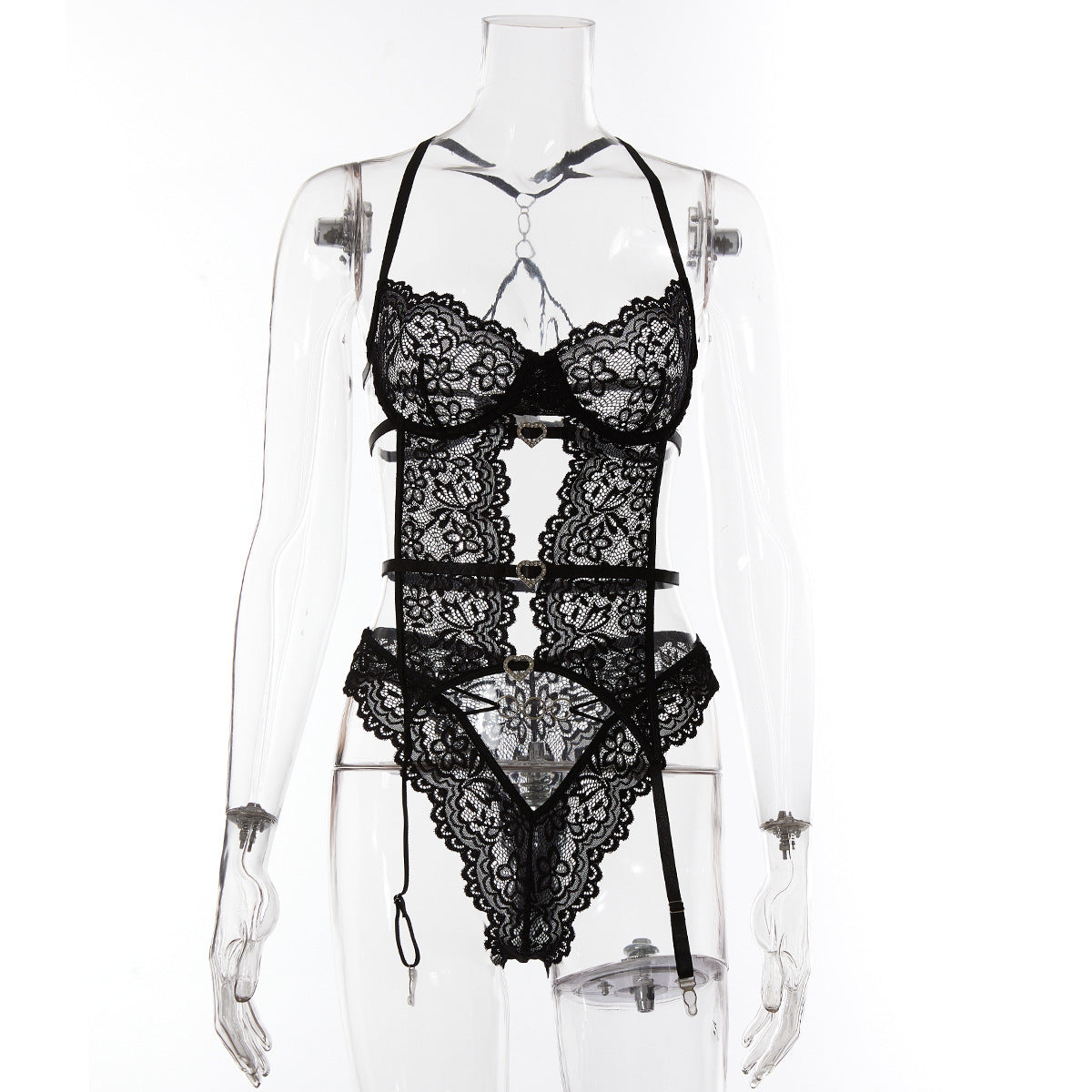 2023 New summer lace sexy slim waist bodysuit
