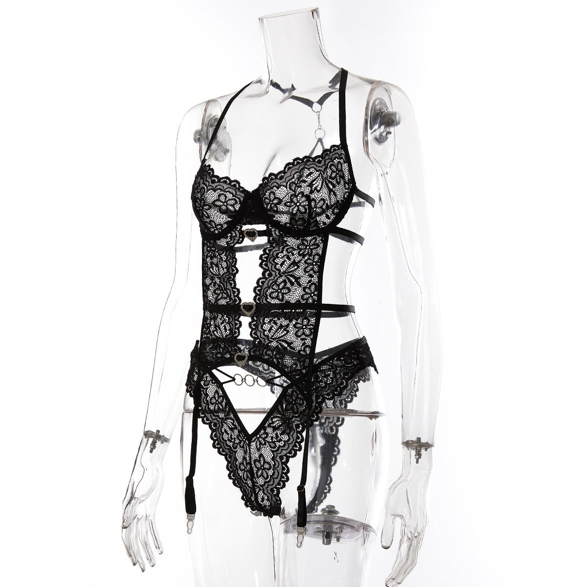 2023 New summer lace sexy slim waist bodysuit